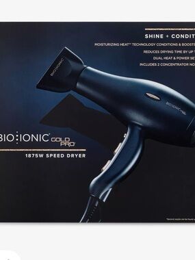 Bio Ionic -Gold Pro 1875W Speed Dryer - Deep Blue